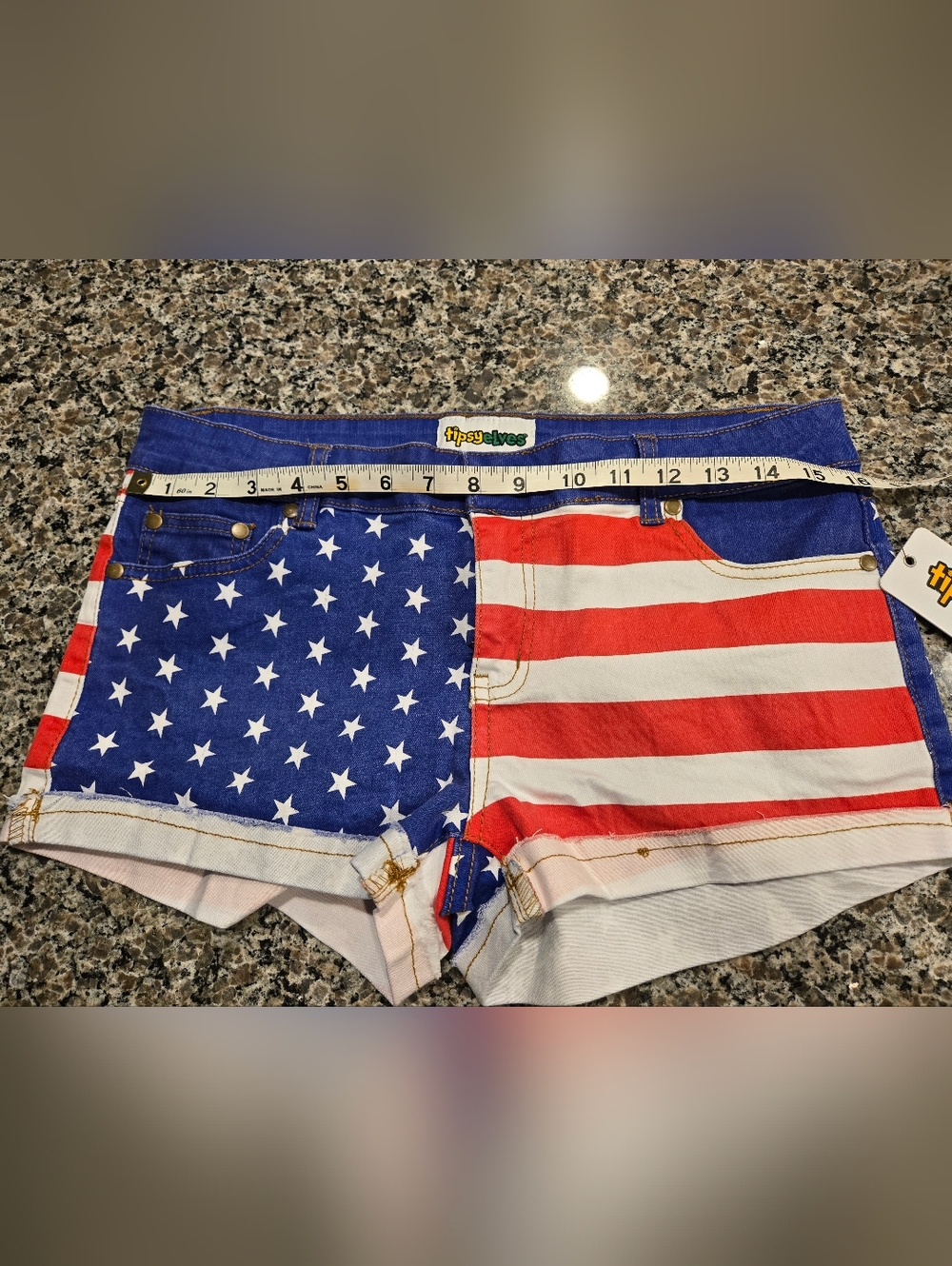 American Flag Shorts Sz Large